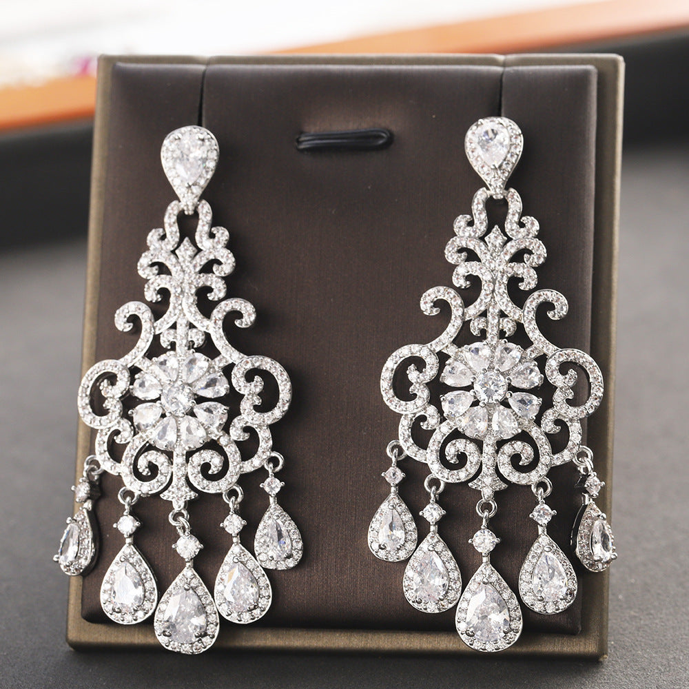 Foreign Trade Classic Color Earrings