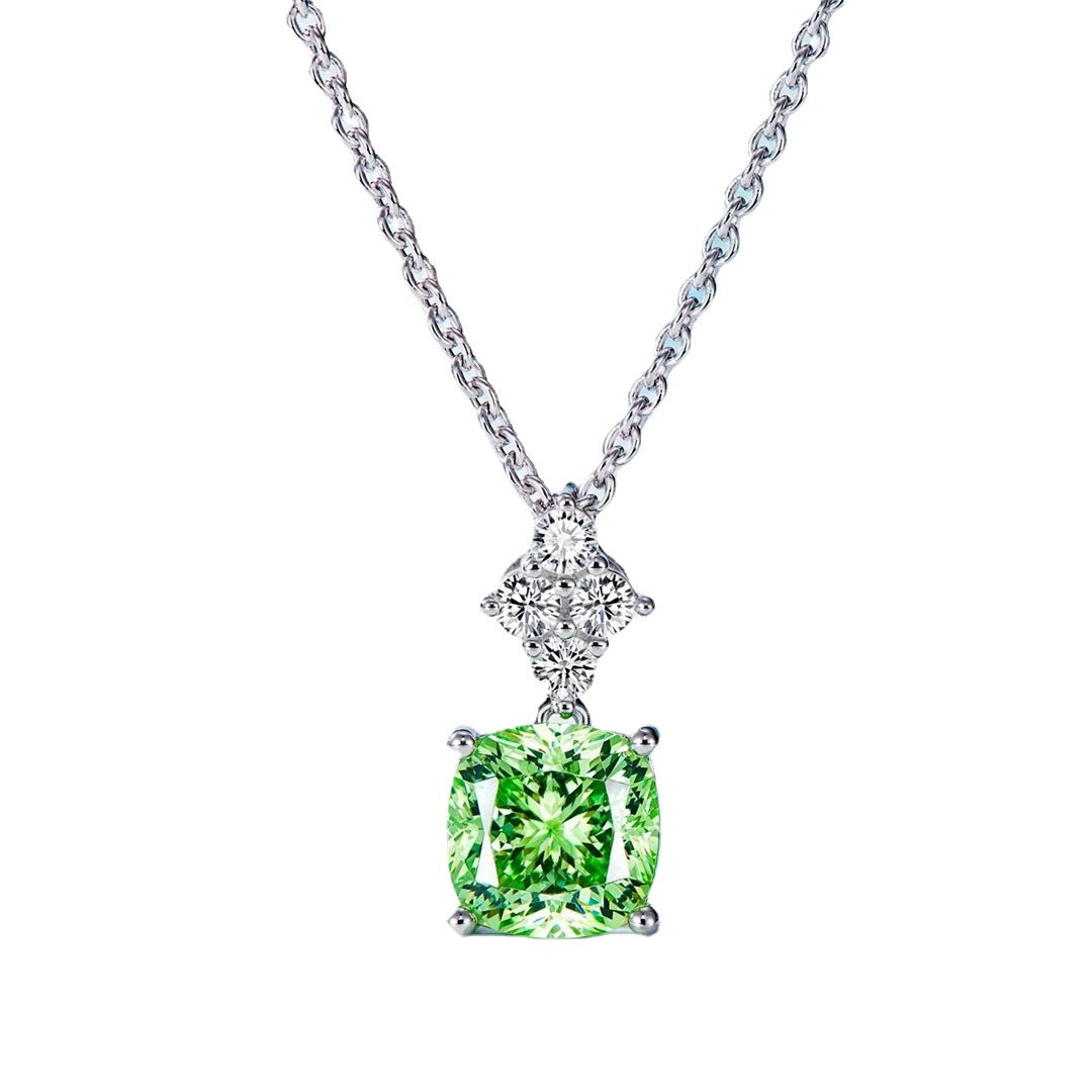 Gems Fashion Mint Green Pendant Necklace