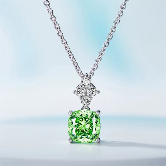 Gems Fashion Mint Green Pendant Necklace